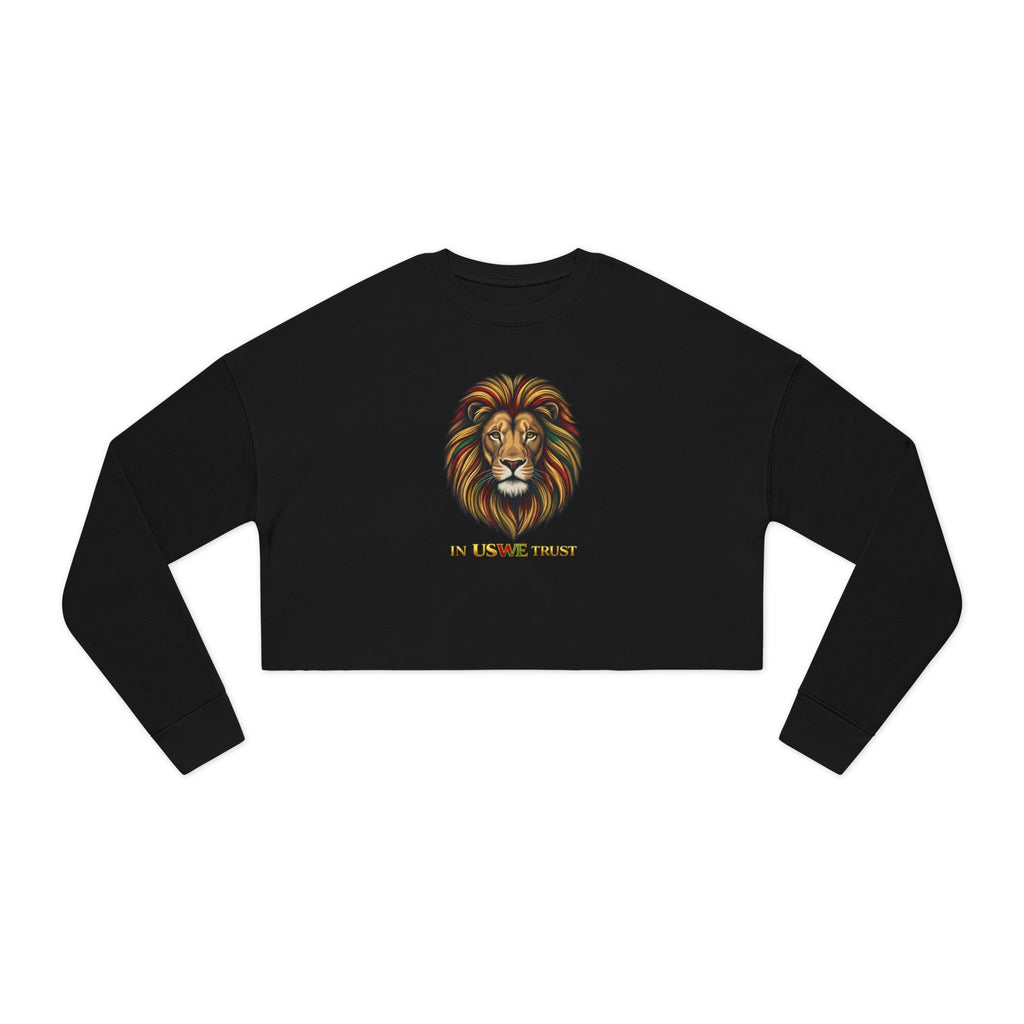 In USWE Trust Lion Head Cropped Sweatshirt —