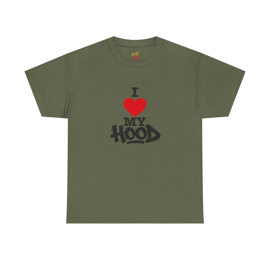 I Heart My Hood T-Shirt Blk Txt— USWE Grafitti