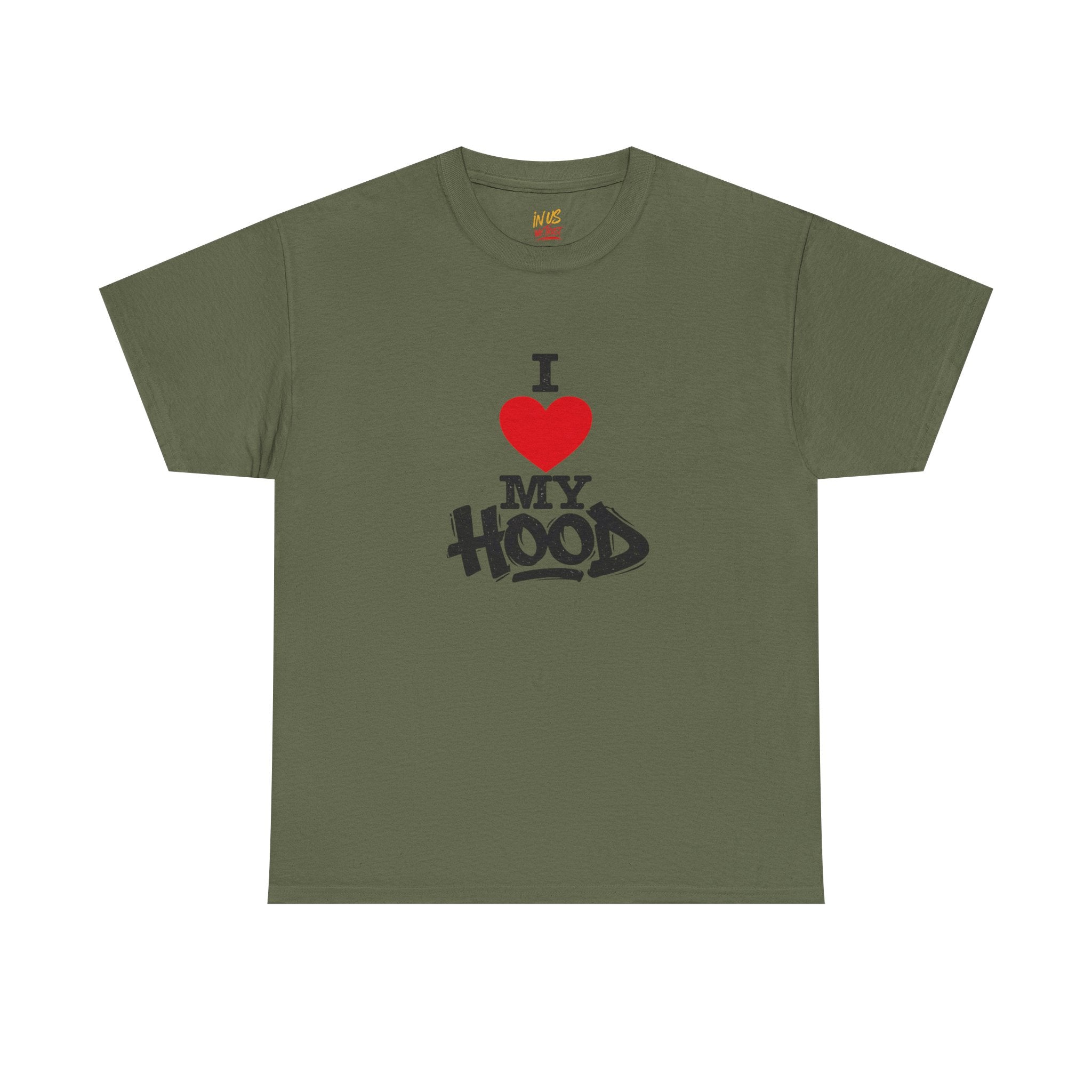 I Heart My Hood T-Shirt Blk Txt— USWE Grafitti