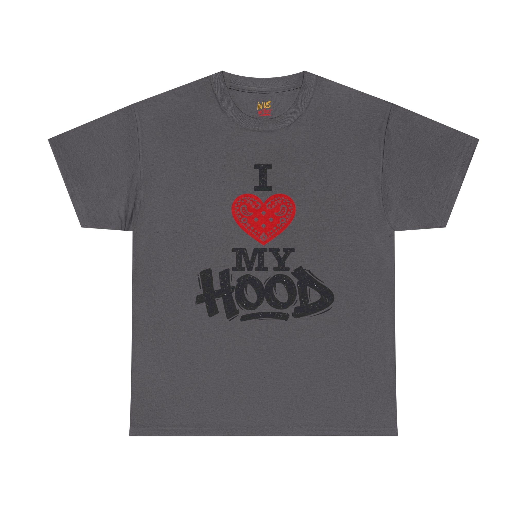 I Heart My Hood Red PaisleyT-Shirt — USWE Grafitti
