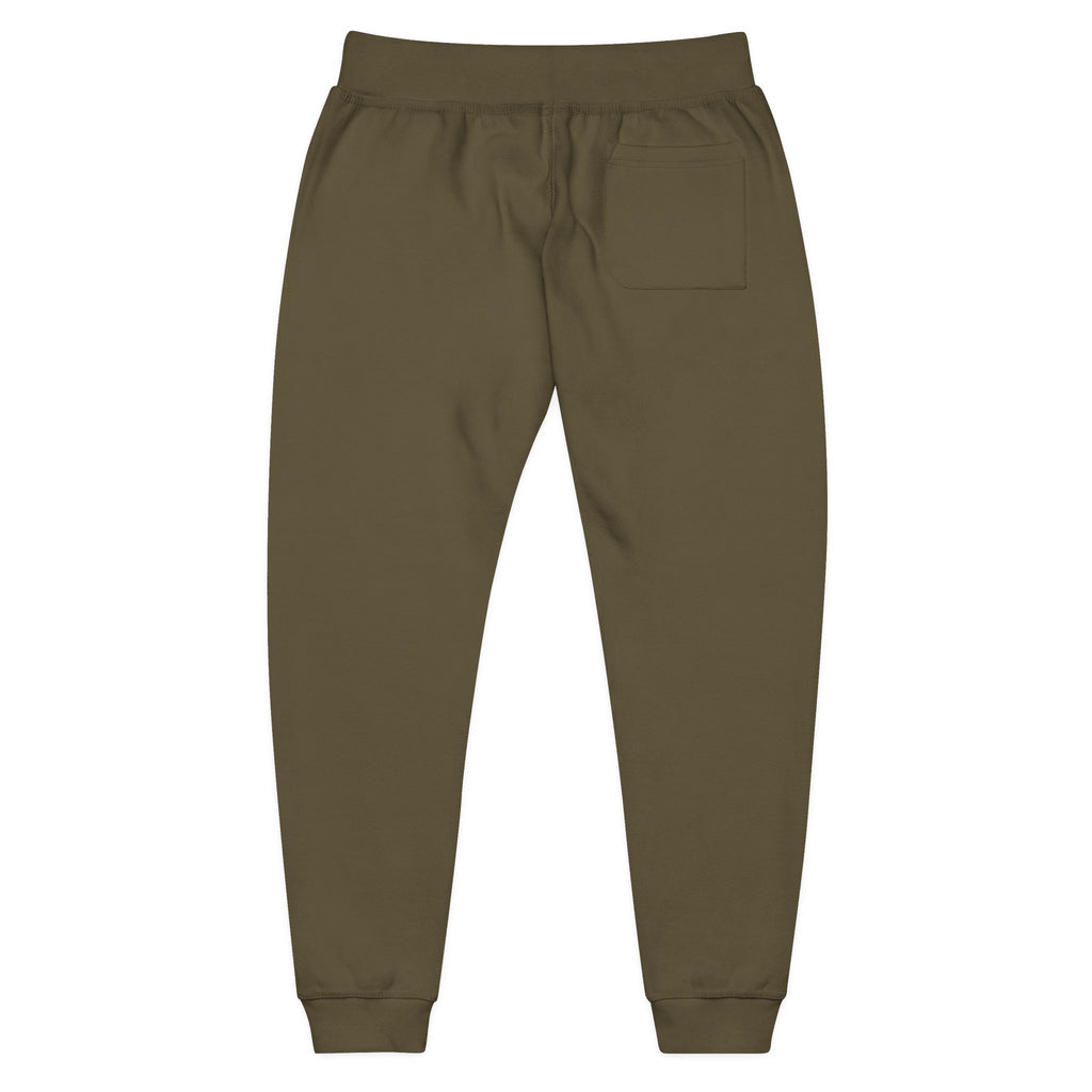 Embroidered USWE Gold Crest Sweatpants — Cozy Fleece Joggers