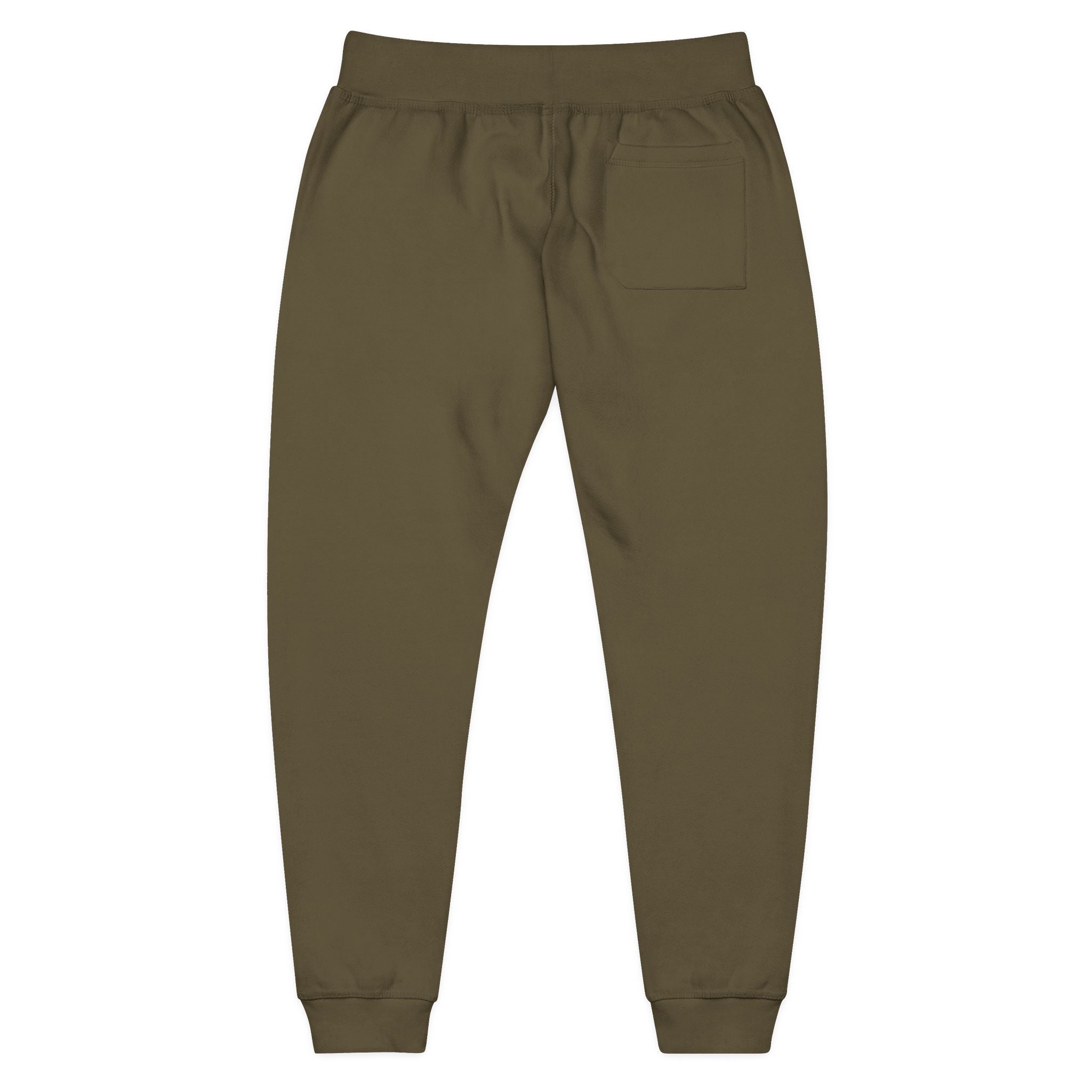 Embroidered USWE Gold Crest Sweatpants — Cozy Fleece Joggers