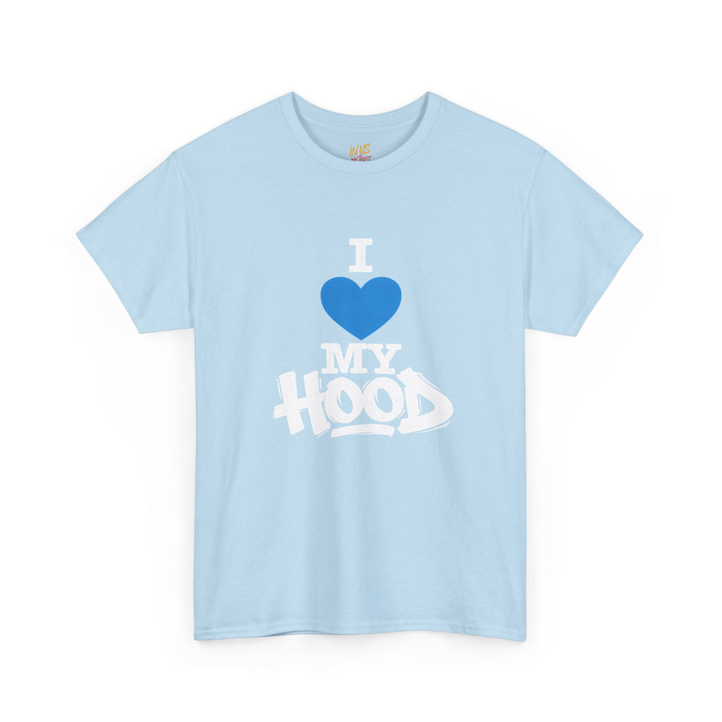 I Love My Hood T-Shirt — USWE Grafitti Blue Heart