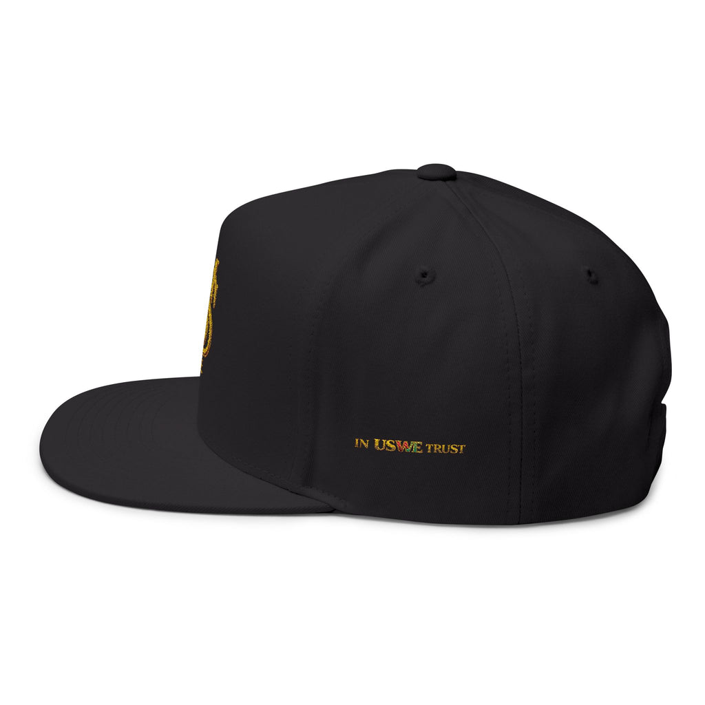 IN USWE Trust Sovereign embroidered flat bill cap | patriotic snapback