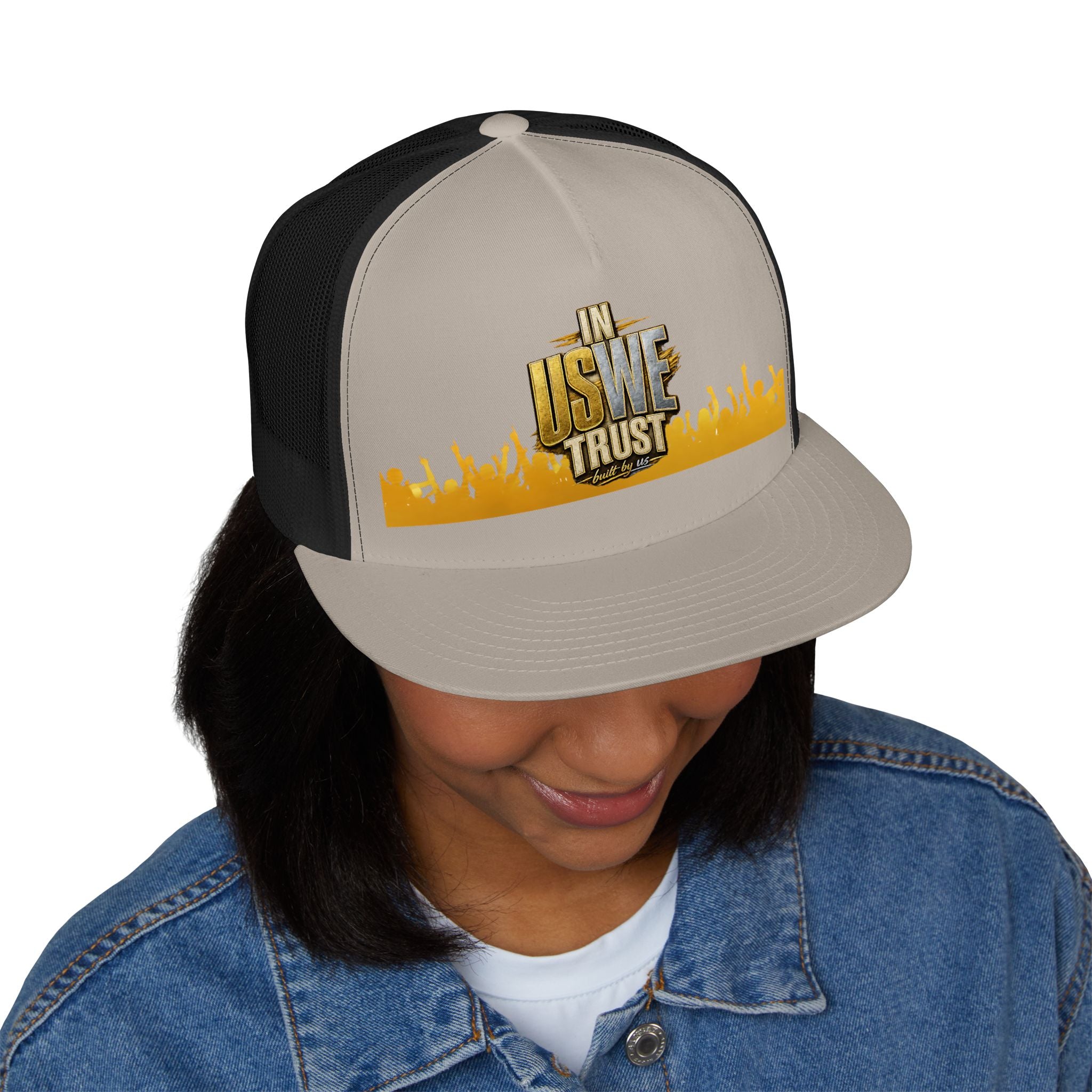 IN US WE TRUST™ Built By Us Trucker Hat