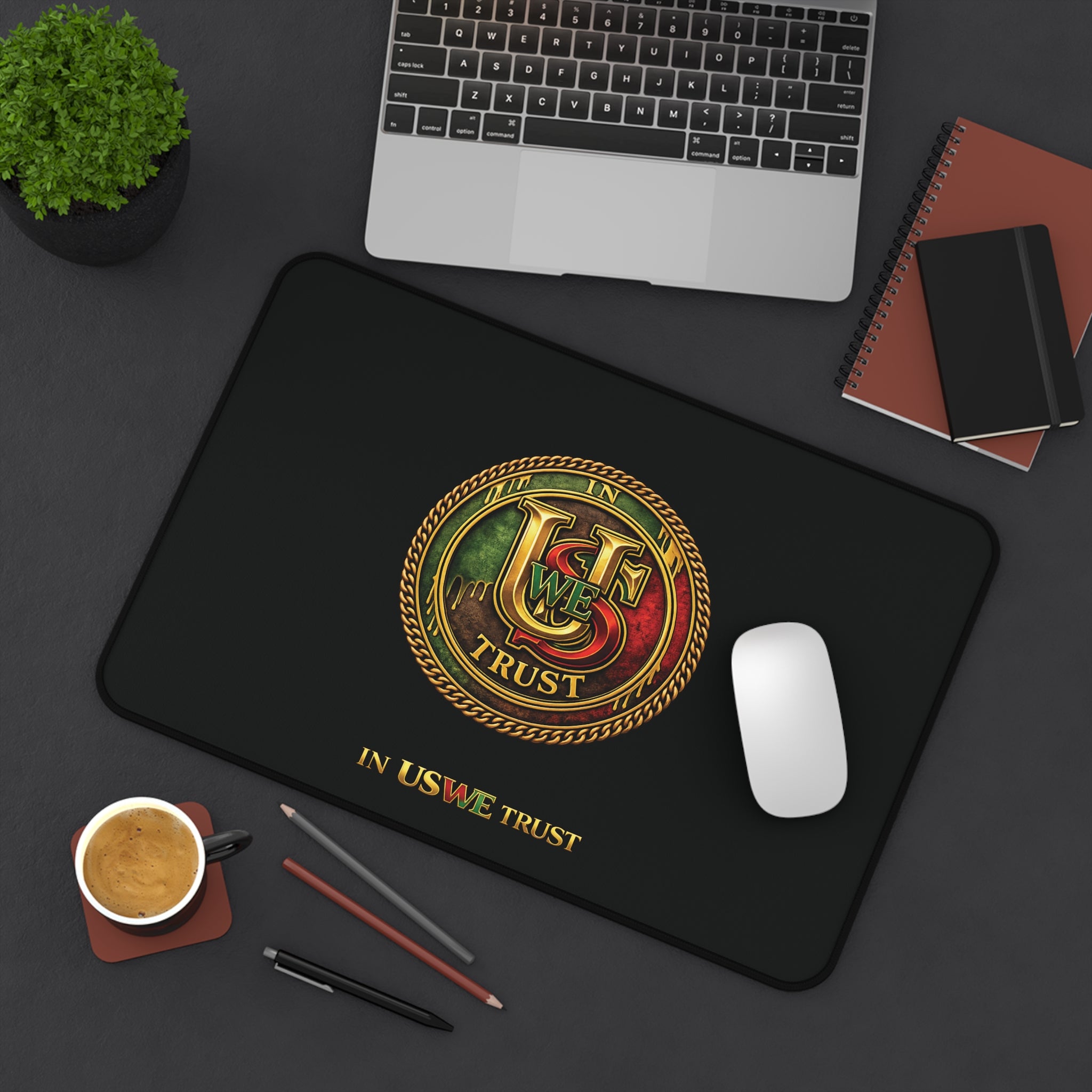 In US We Trust Unity Seal Emblem Desk Mat |
