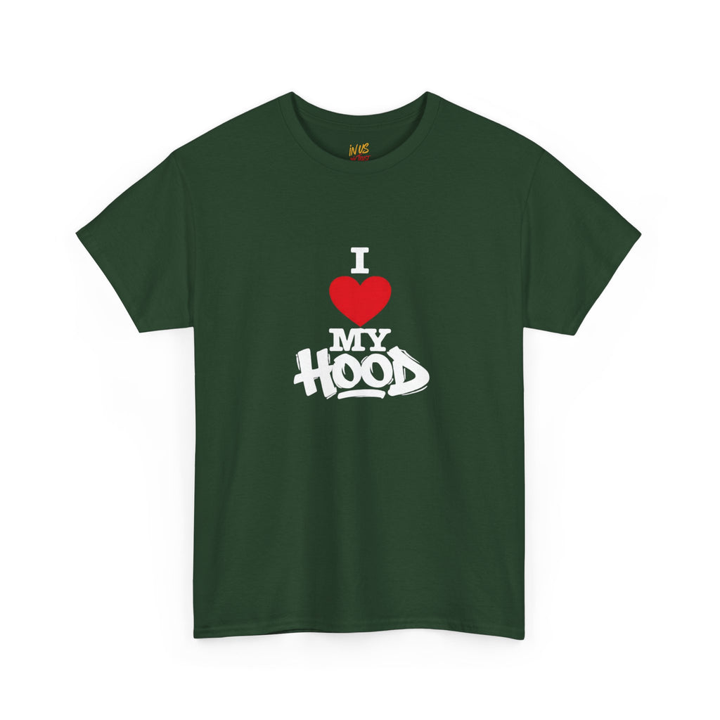 I Heart My Hood T-Shirt Wht Txt — USWE Graffiti