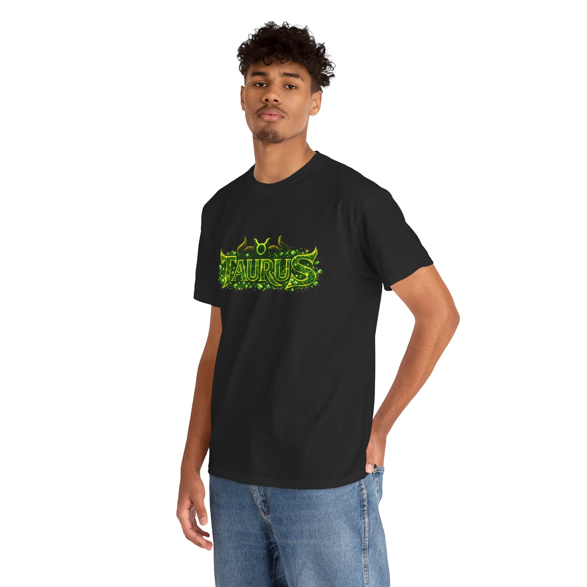 USWE Ecliptikl Taurus Zodiac Tee — Green Flame Astrology Shirt