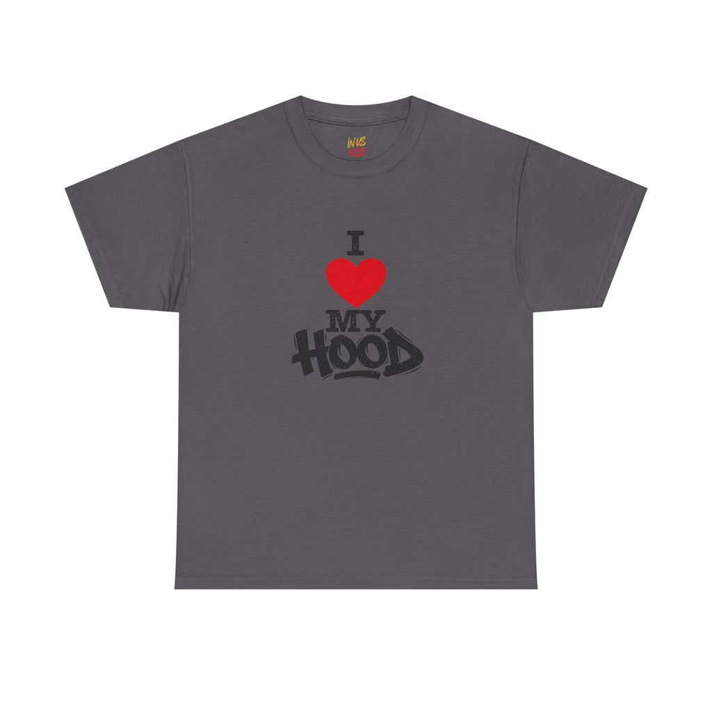 I Heart My Hood T-Shirt Blk Txt— USWE Grafitti