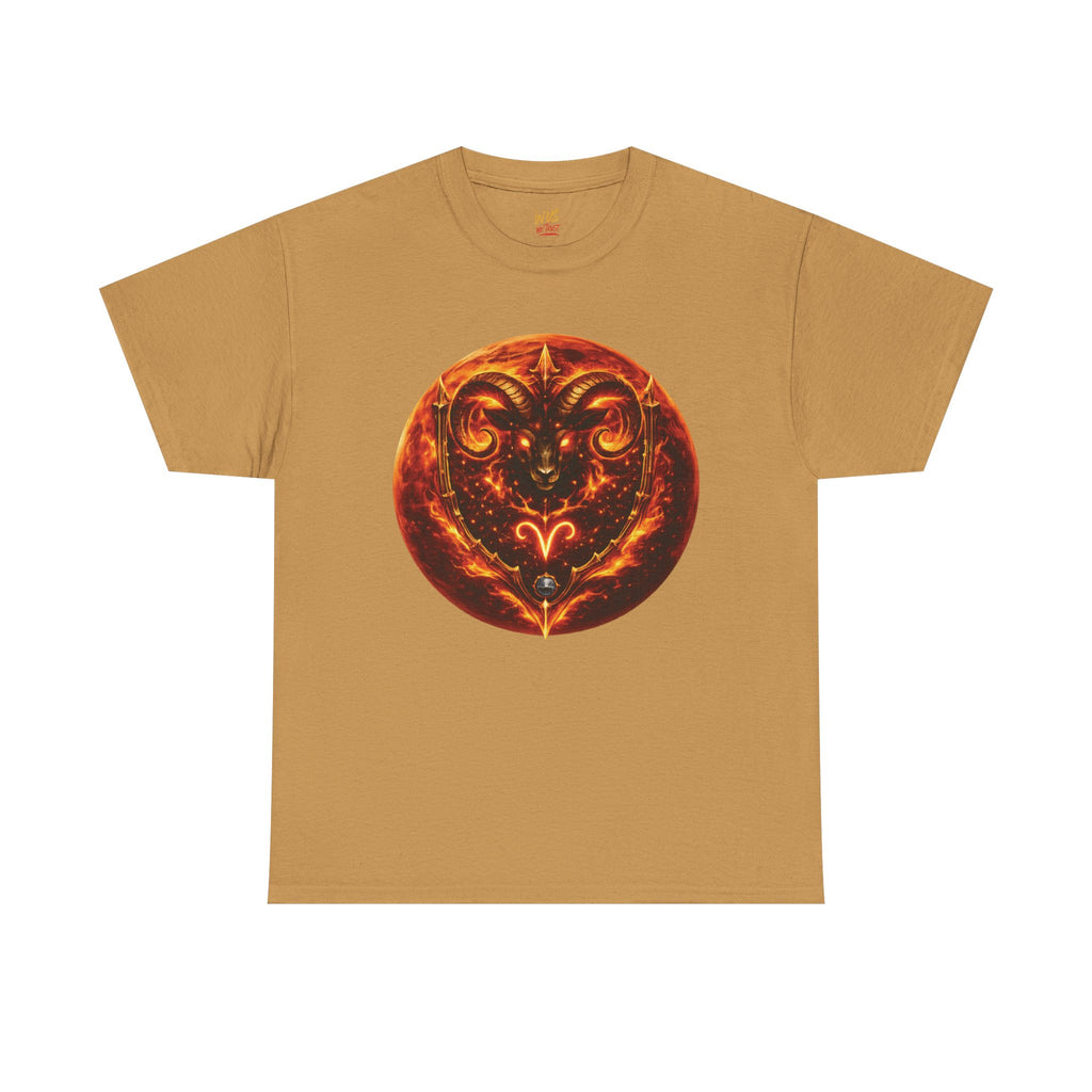 USWE Fiery Aries Ram Graphic Tee | Zodiac Astrology Shirt