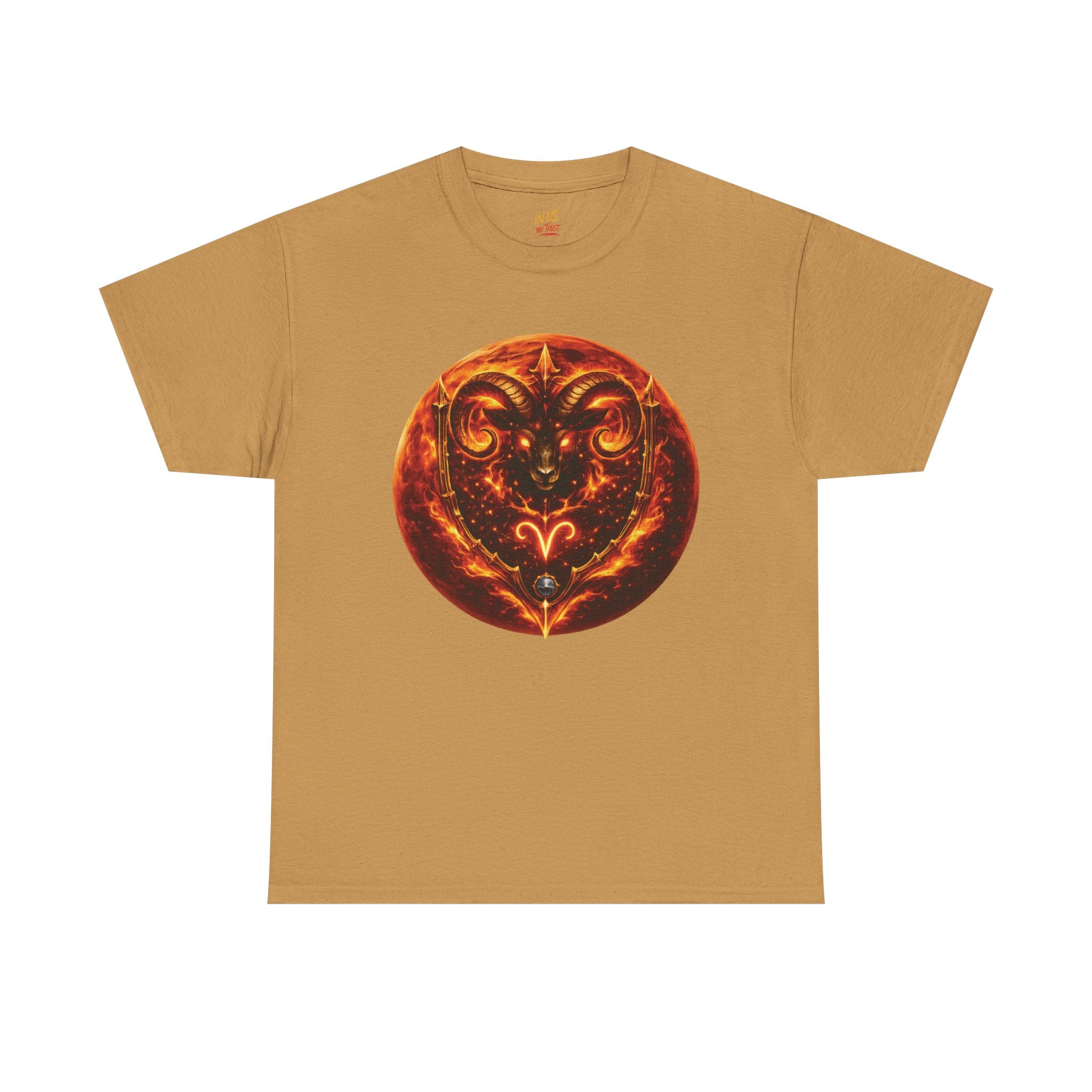 USWE Fiery Aries Ram Graphic Tee | Zodiac Astrology Shirt