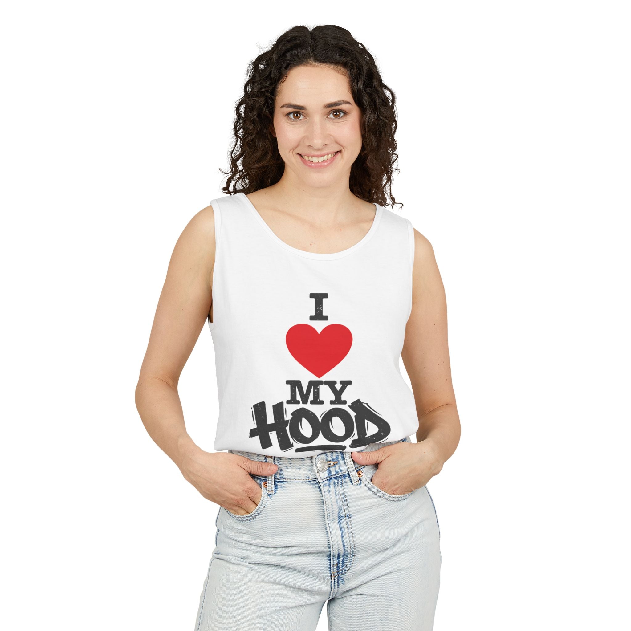 I Heart My Hood Tank Top — Urban Love Graphic Tank