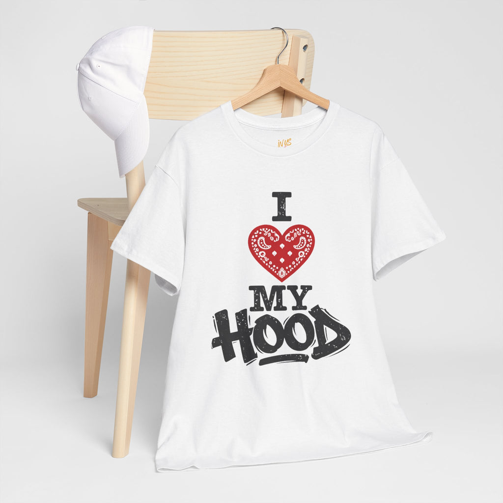 I Heart My Hood Red PaisleyT-Shirt — USWE Grafitti