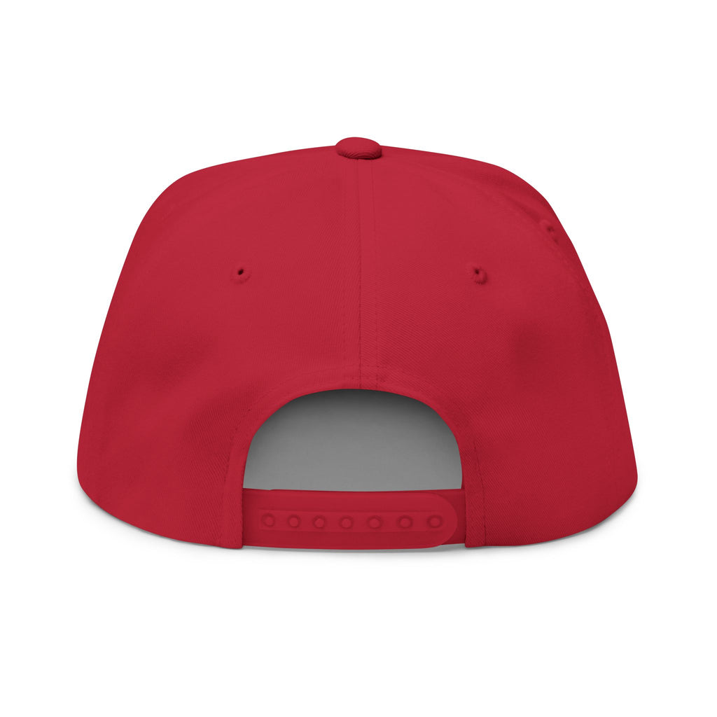 I Heart My Hood Embroidered Flat Bill Cap