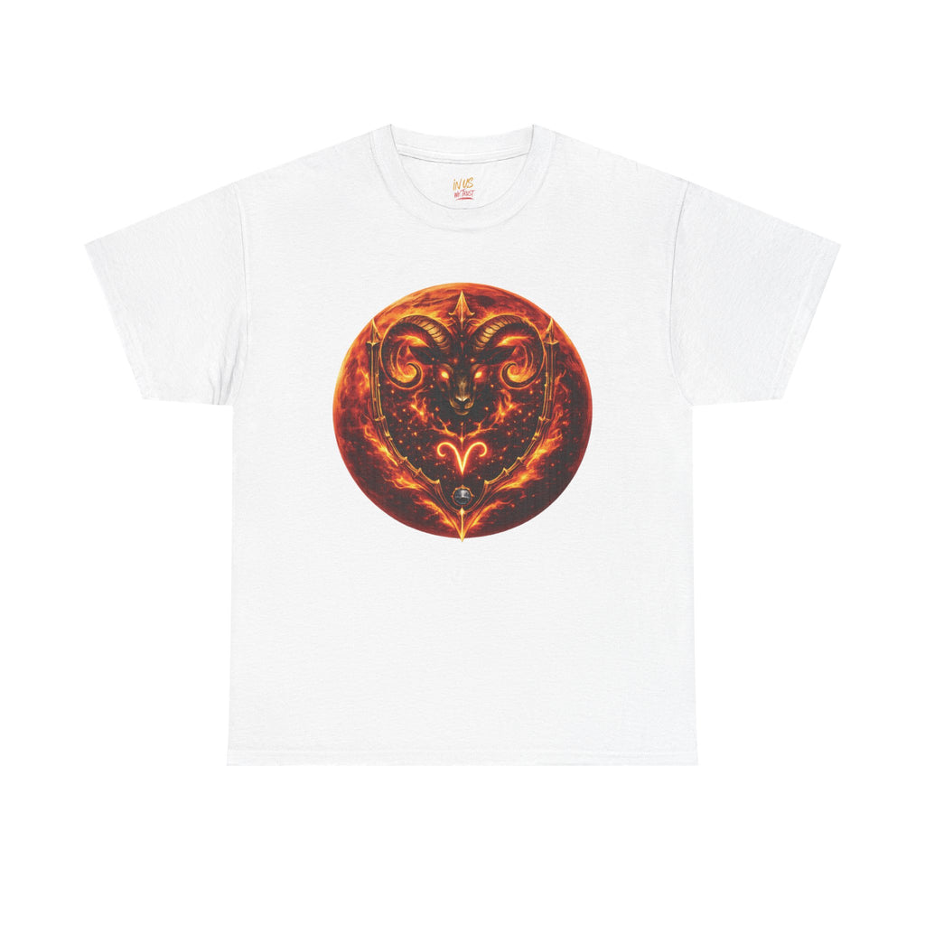 USWE Fiery Aries Ram Graphic Tee | Zodiac Astrology Shirt