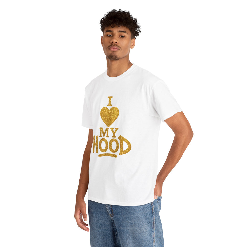 I Heart My Hood T-Shirt — USWE Graffiti Gold