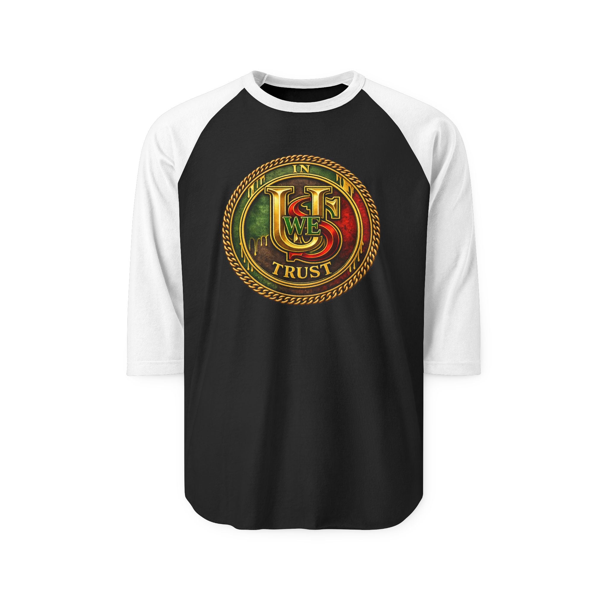 In USWE Trust Celtic Knot Raglan Shirt | 3/4 Sleeve Baseball Tee