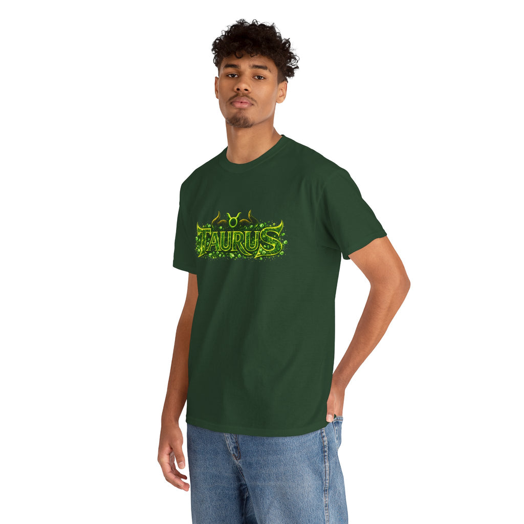 USWE Ecliptikl Taurus Zodiac Tee — Green Flame Astrology Shirt