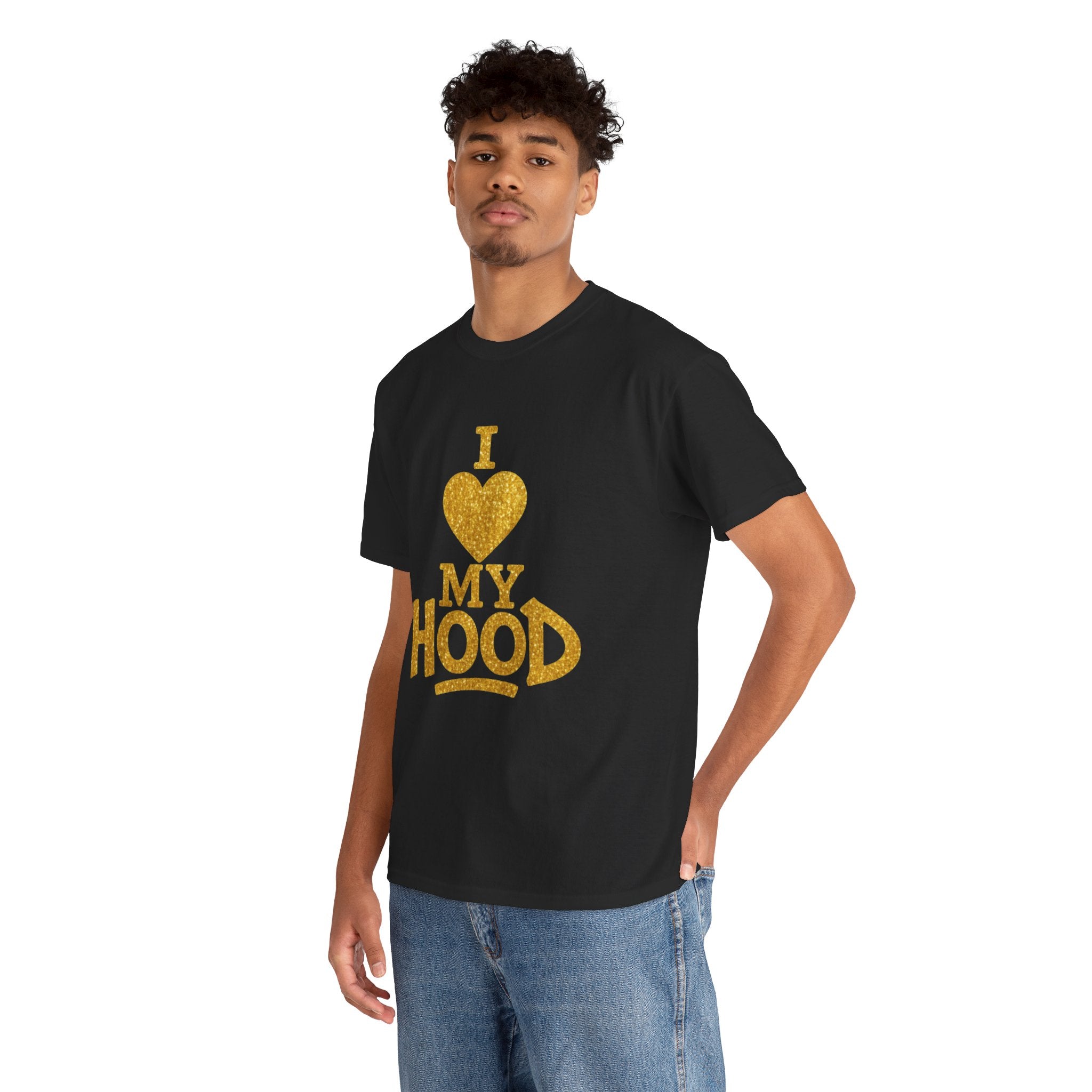 I Heart My Hood T-Shirt — USWE Graffiti Gold