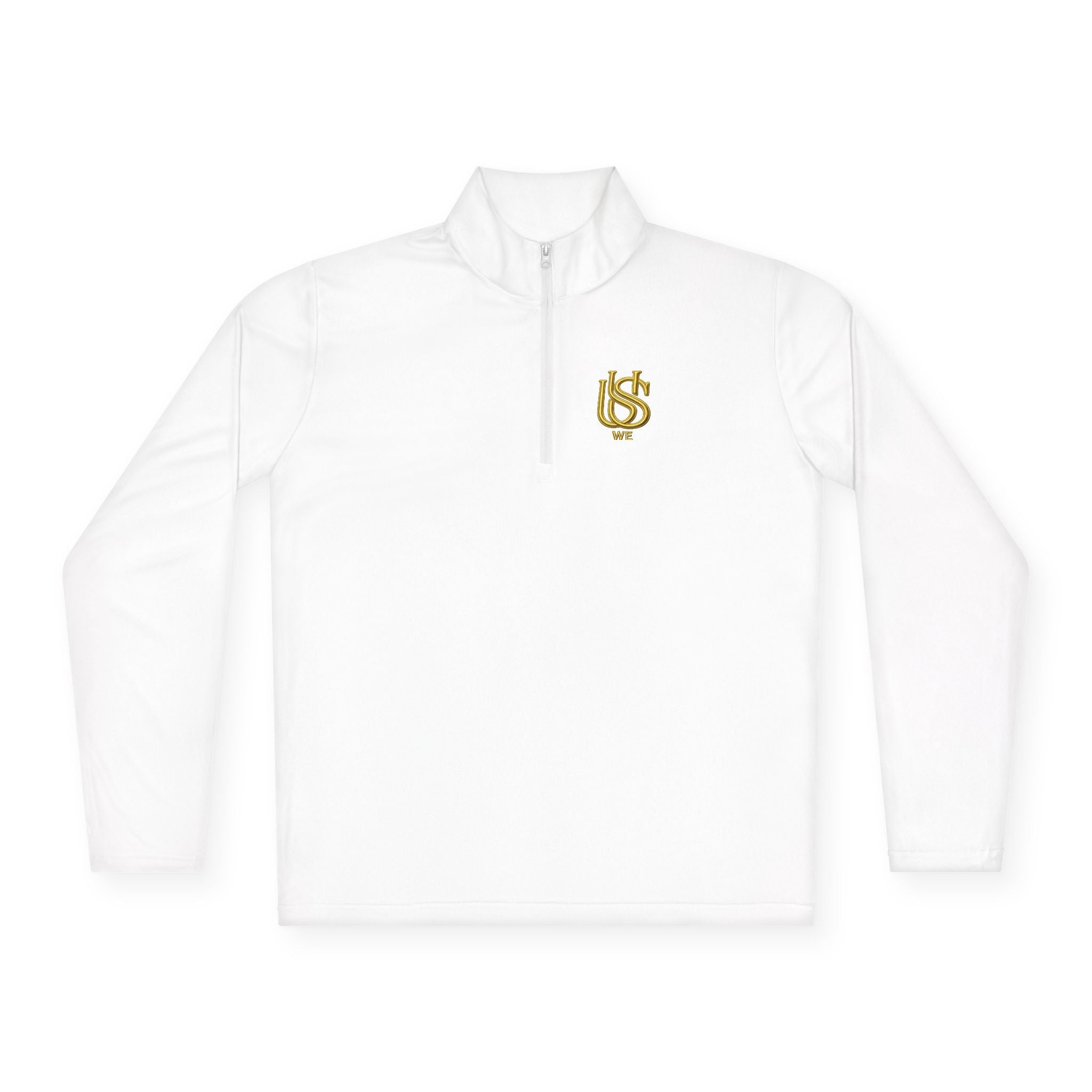 Gold USWE Logo Quarter-Zip Pullover