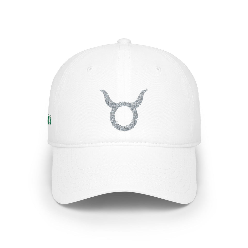 USWE Ecliptik Taurus Zodiac Baseball Cap — Glitter Bull Symbol Low-Profile Hat