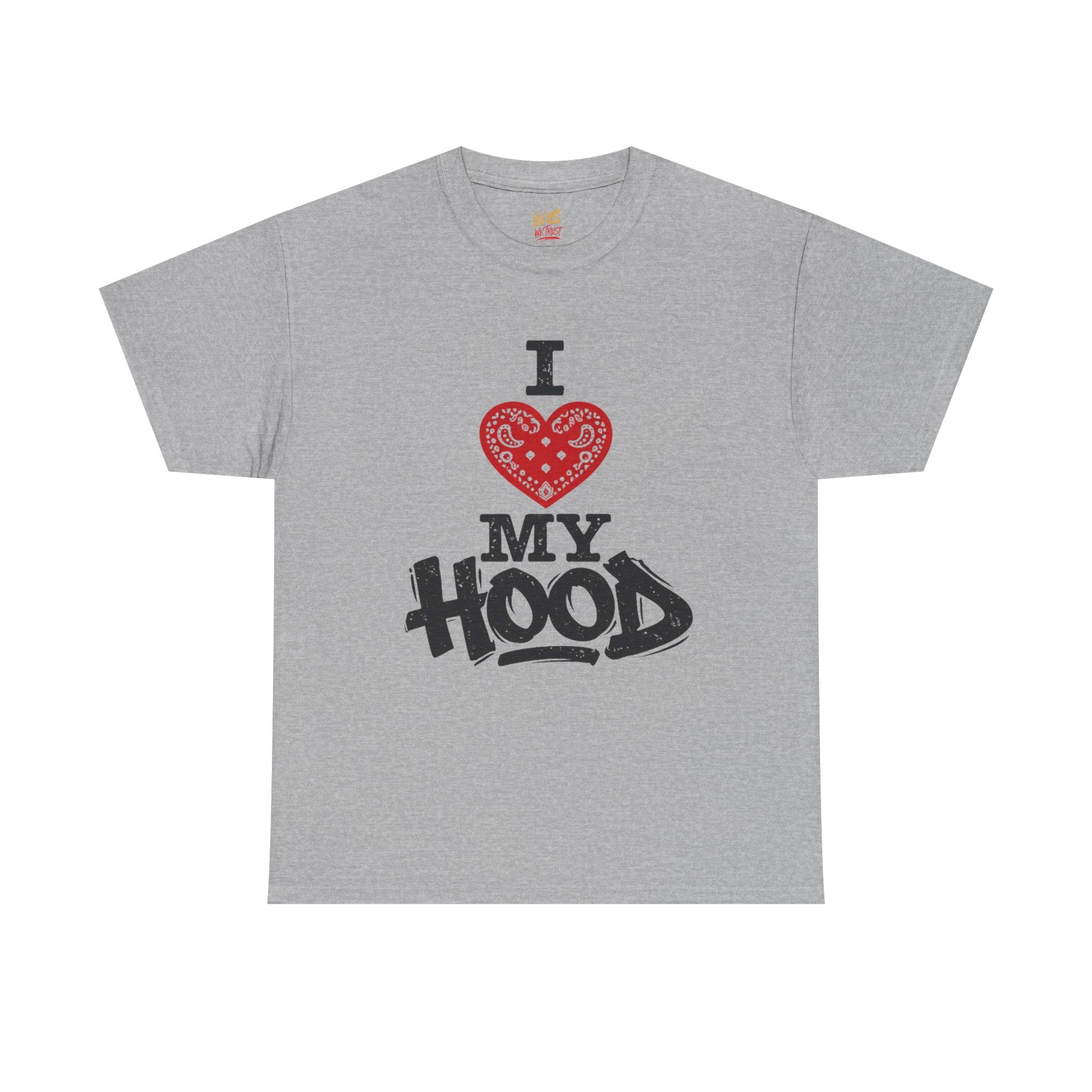 I Heart My Hood Red PaisleyT-Shirt — USWE Grafitti