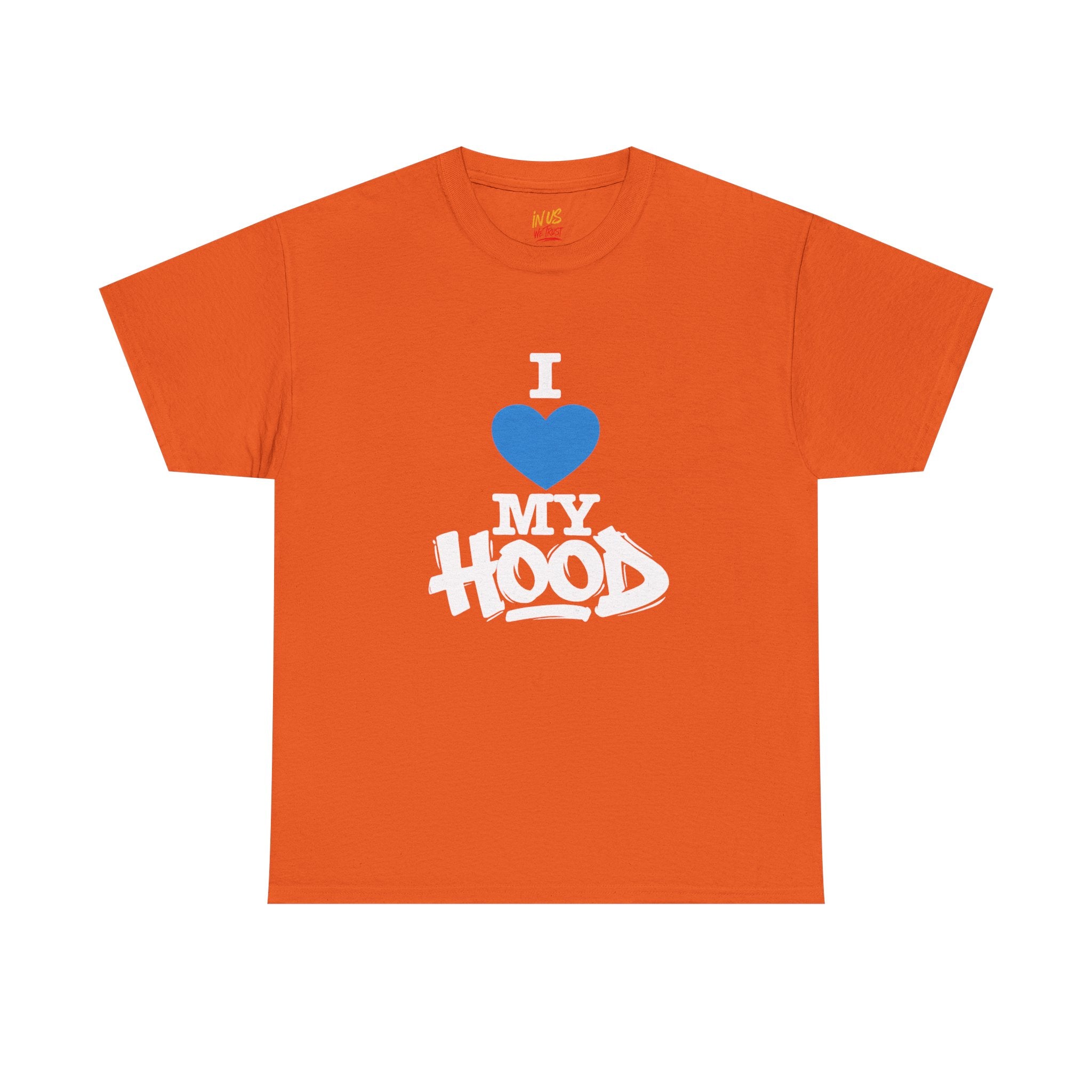 I Love My Hood T-Shirt — USWE Grafitti Blue Heart