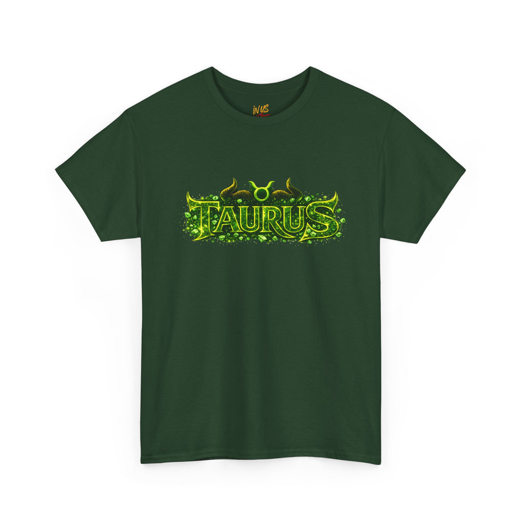 USWE Ecliptikl Taurus Zodiac Tee — Green Flame Astrology Shirt