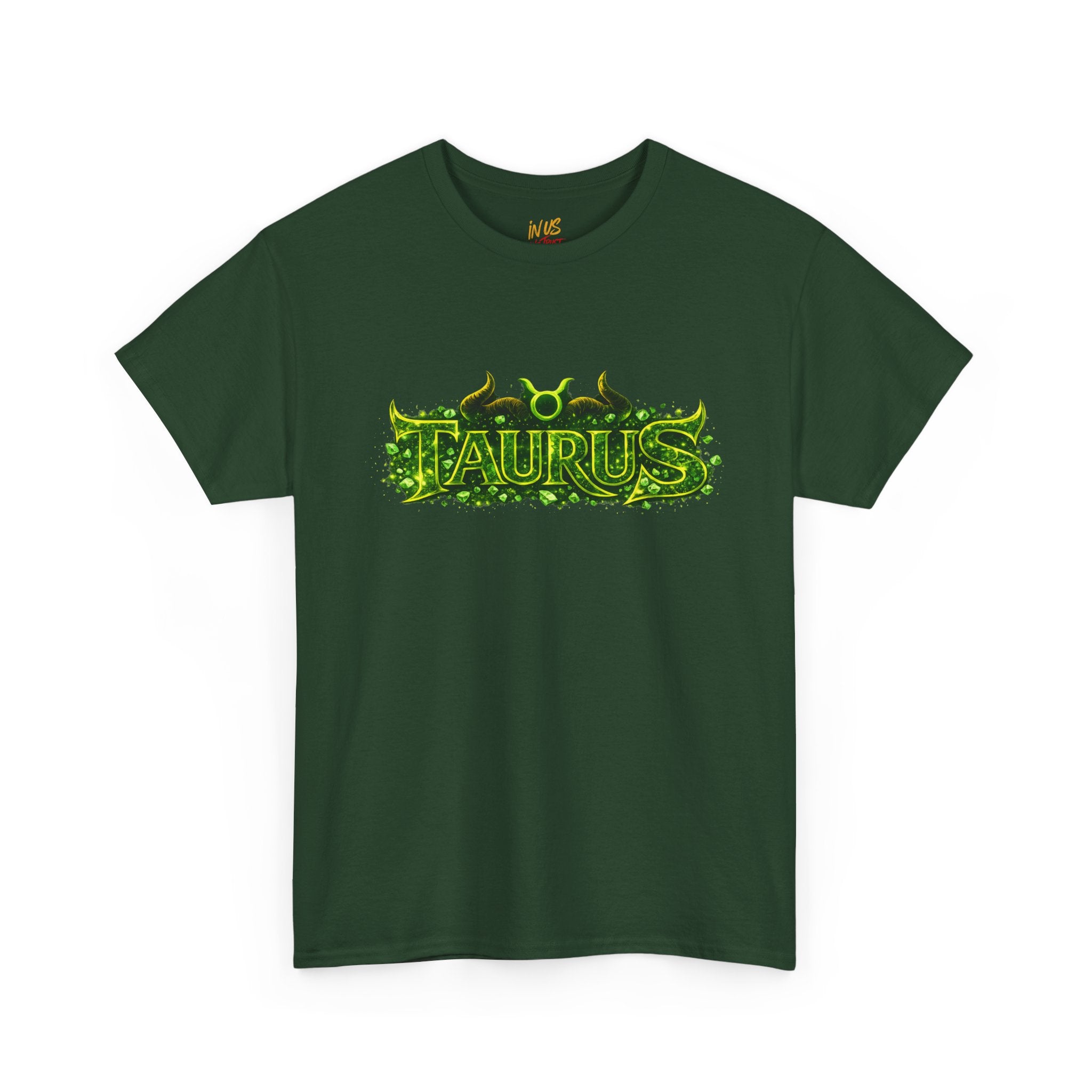 USWE Ecliptikl Taurus Zodiac Tee — Green Flame Astrology Shirt