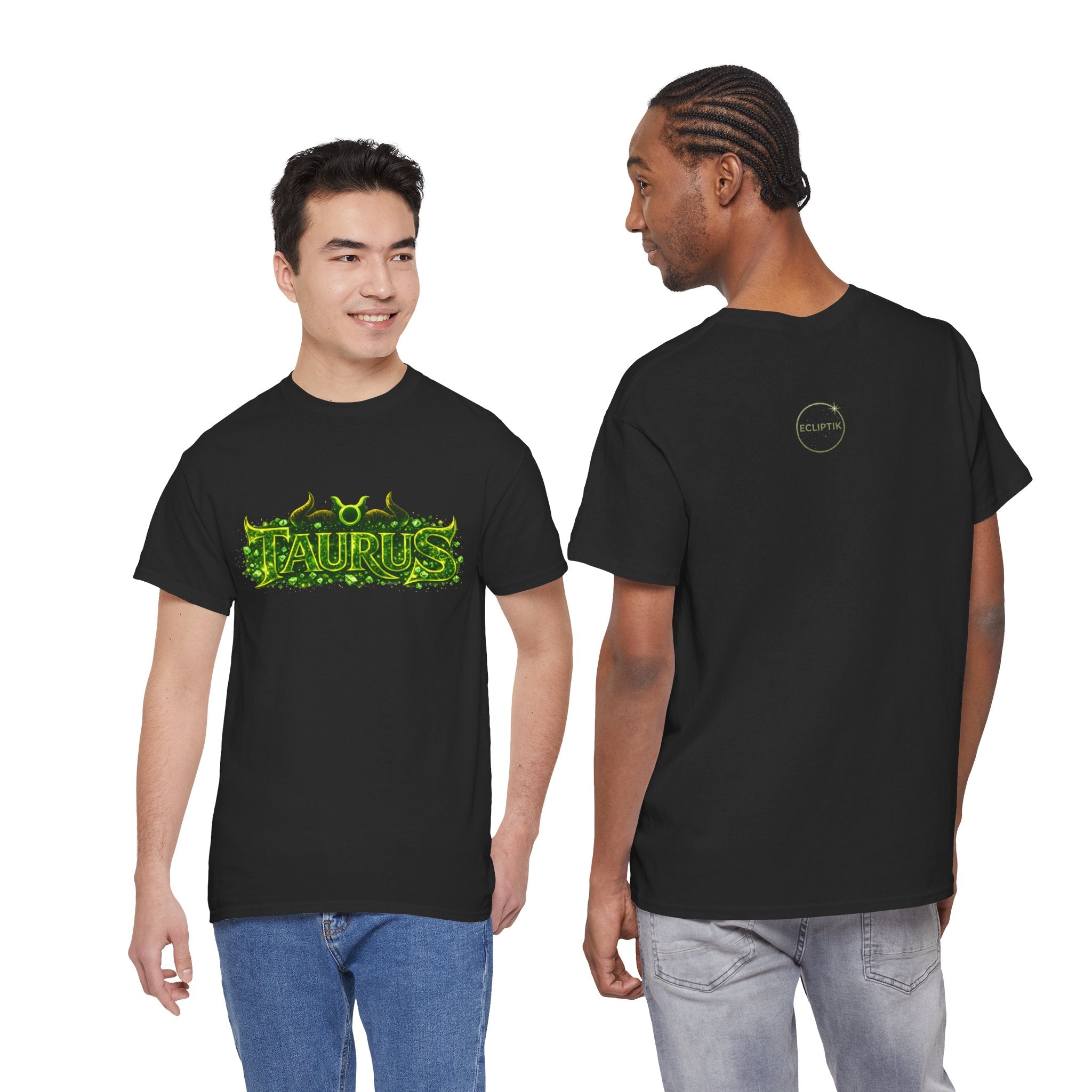 USWE Ecliptikl Taurus Zodiac Tee — Green Flame Astrology Shirt