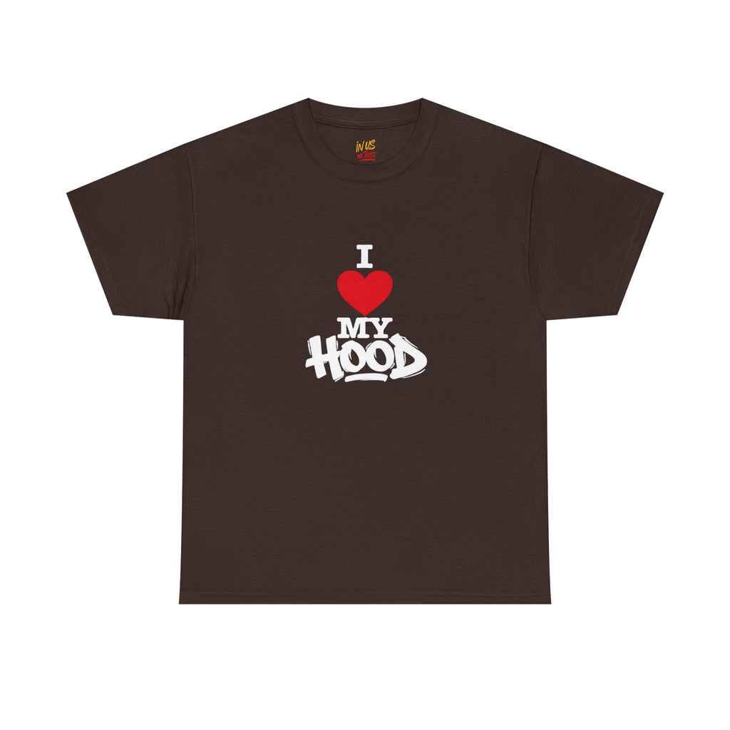 I Heart My Hood T-Shirt Wht Txt — USWE Graffiti