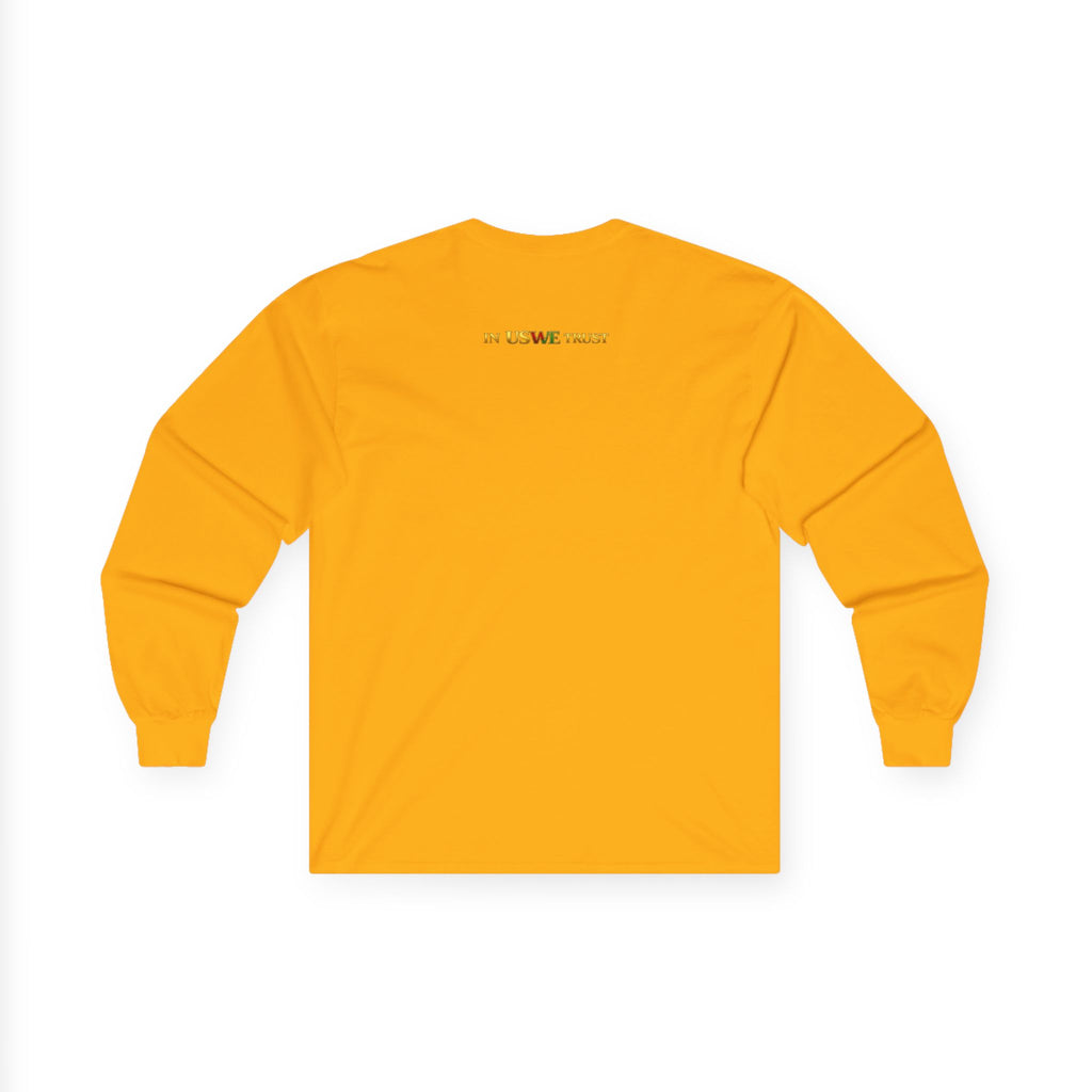 In USWE Trust Coin Graphic Long Sleeve Tee | Vintage Token Design