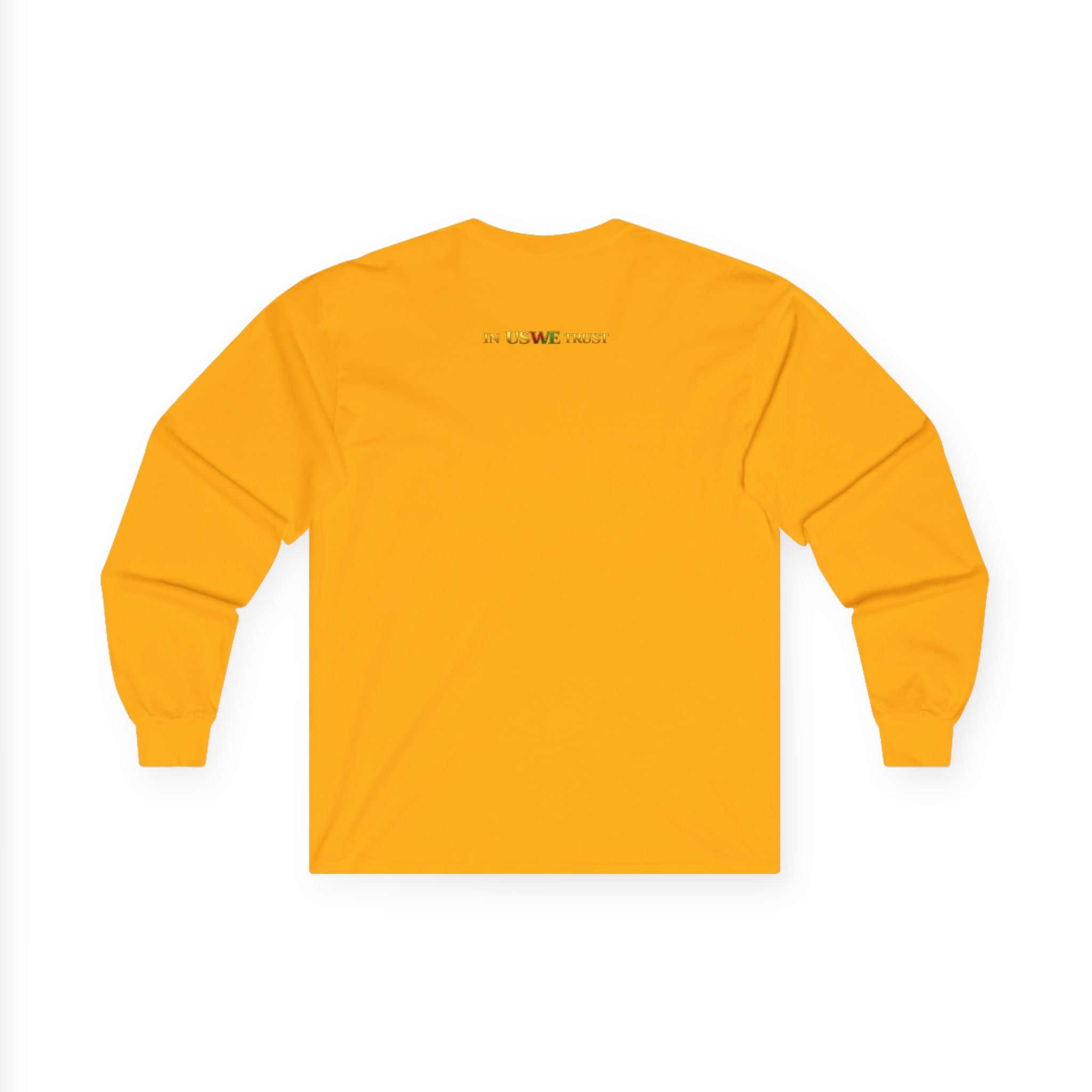 In USWE Trust Coin Graphic Long Sleeve Tee | Vintage Token Design