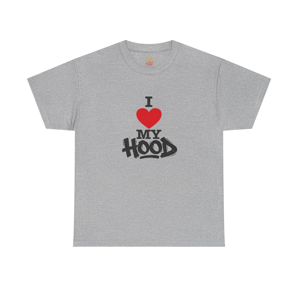 I Heart My Hood T-Shirt Blk Txt— USWE Grafitti