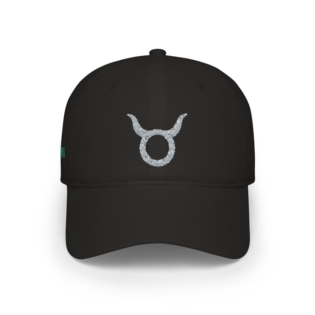 USWE Ecliptik Taurus Zodiac Baseball Cap — Glitter Bull Symbol Low-Profile Hat