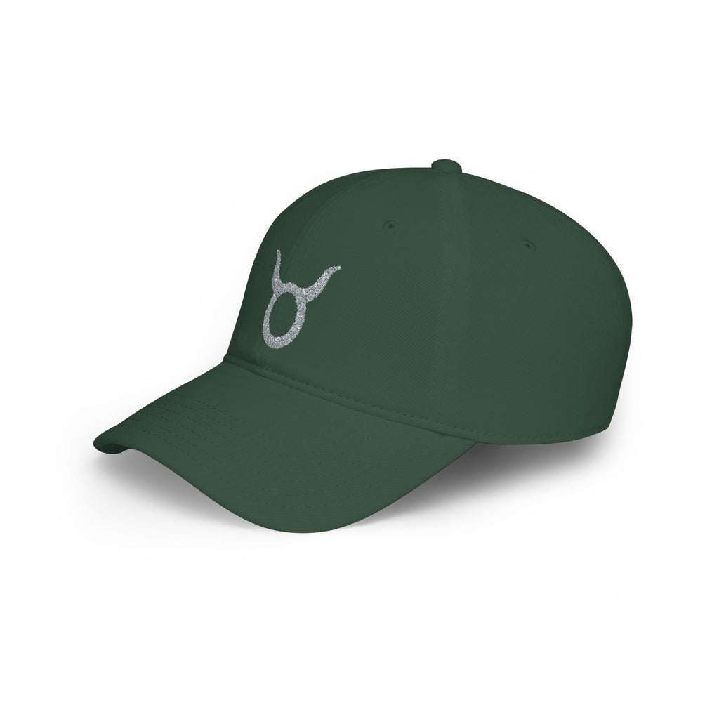 USWE Ecliptik Taurus Zodiac Baseball Cap — Glitter Bull Symbol Low-Profile Hat