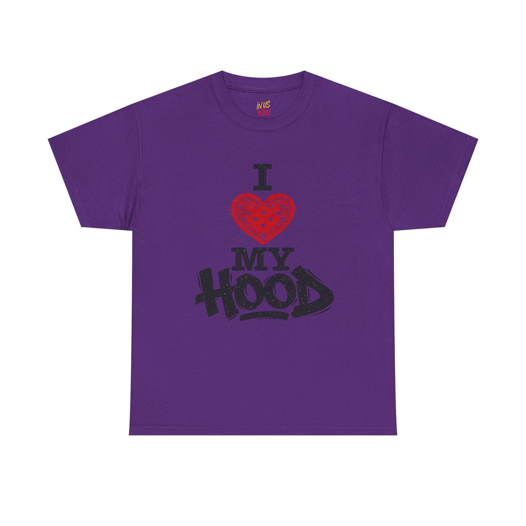 I Heart My Hood Red PaisleyT-Shirt — USWE Grafitti