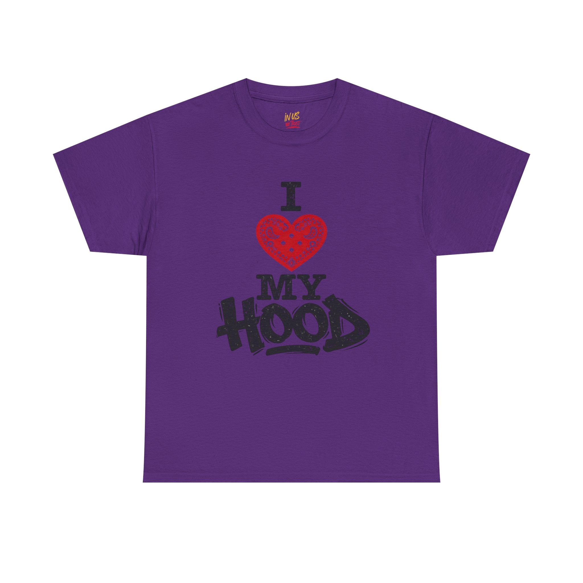 I Heart My Hood Red PaisleyT-Shirt — USWE Grafitti