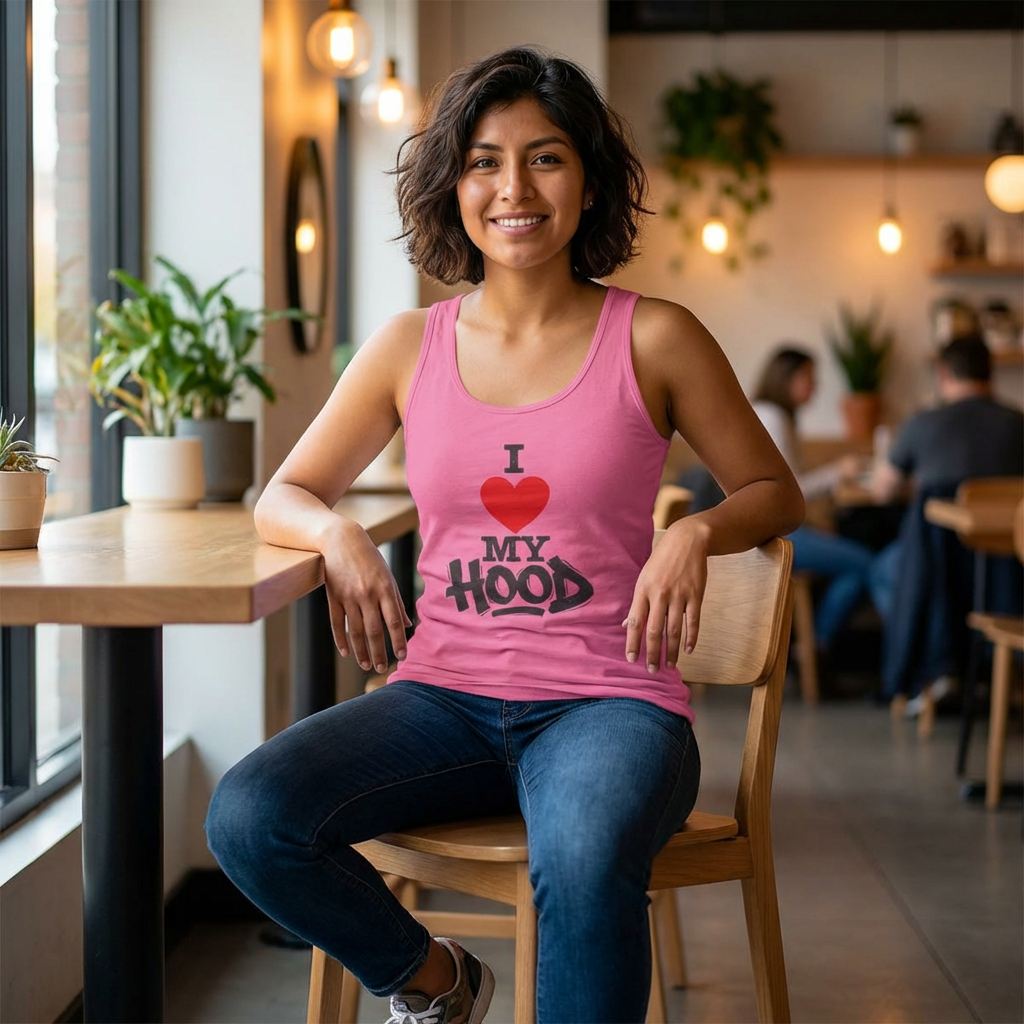 I Heart My Hood Tank Top — Urban Love Graphic Tank