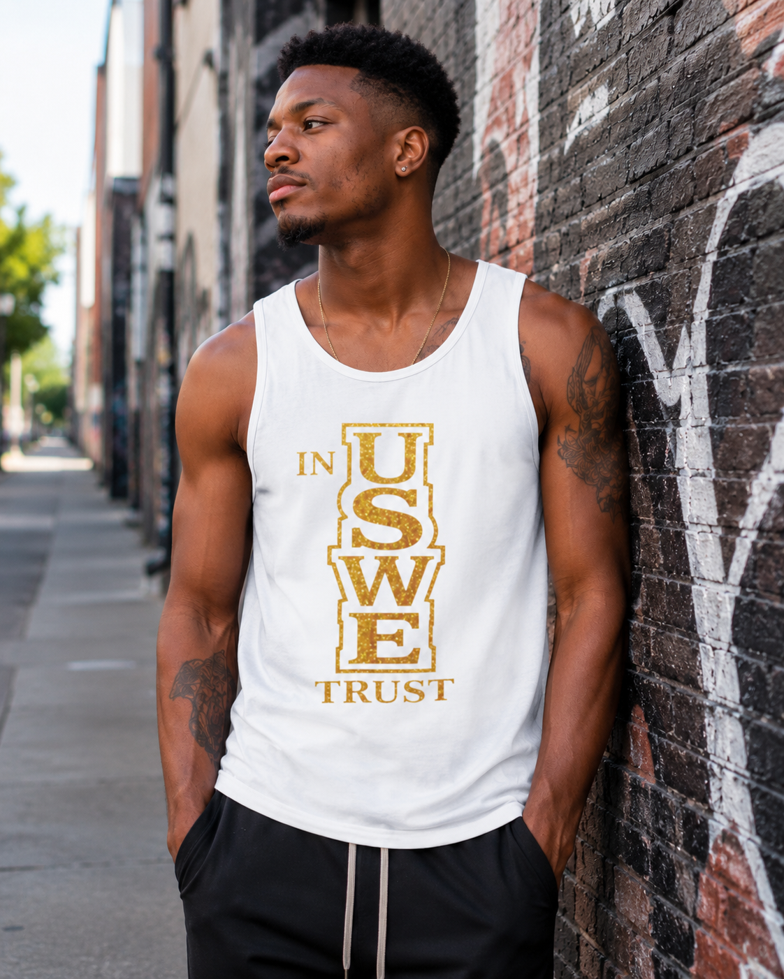 IN US WE TRUST™ Stacked Gold Tank
