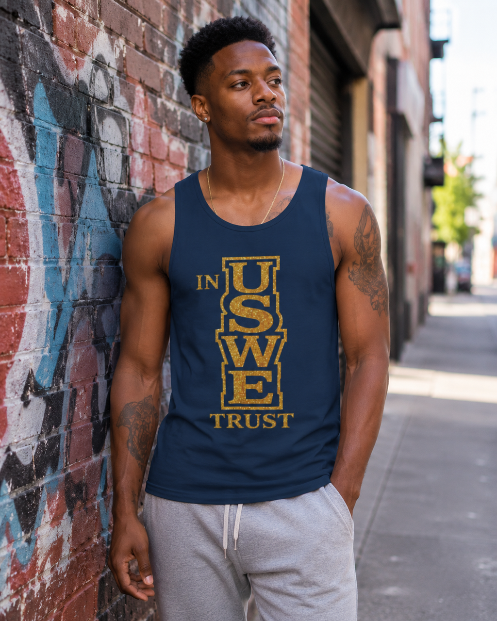 IN US WE TRUST™ Stacked Gold Tank