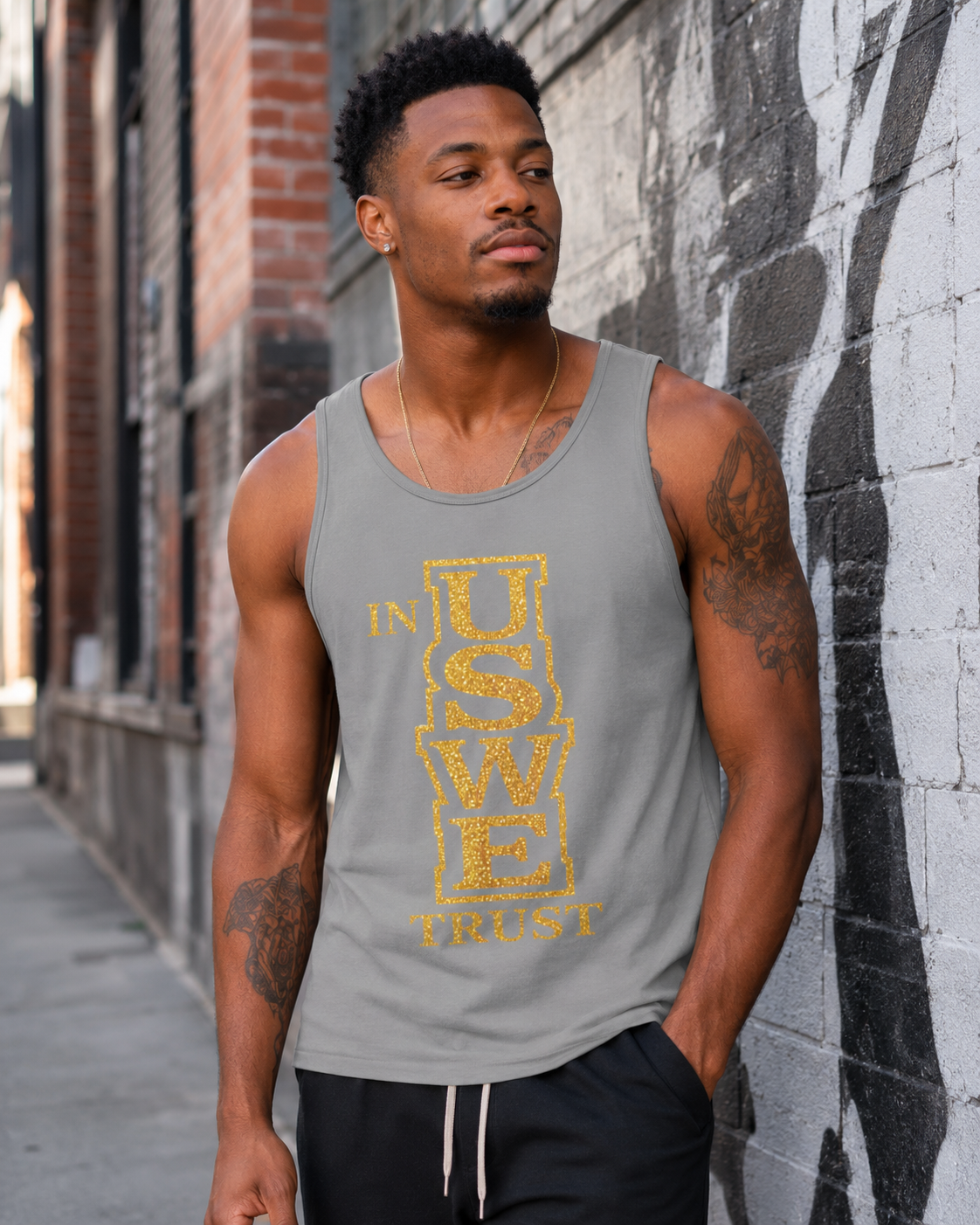 IN US WE TRUST™ Stacked Gold Tank