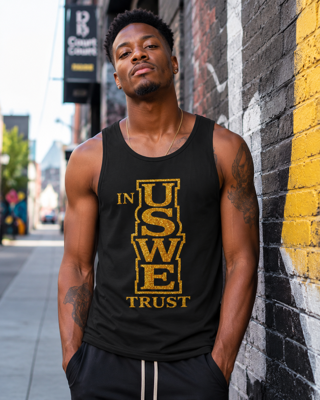 IN US WE TRUST™ Stacked Gold Tank