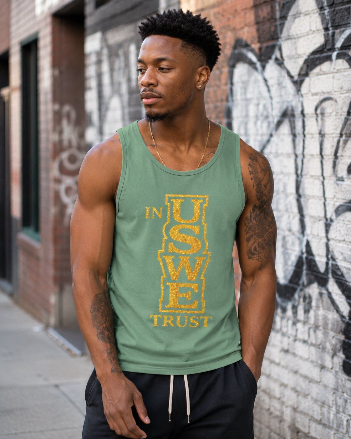 IN US WE TRUST™ Stacked Gold Tank