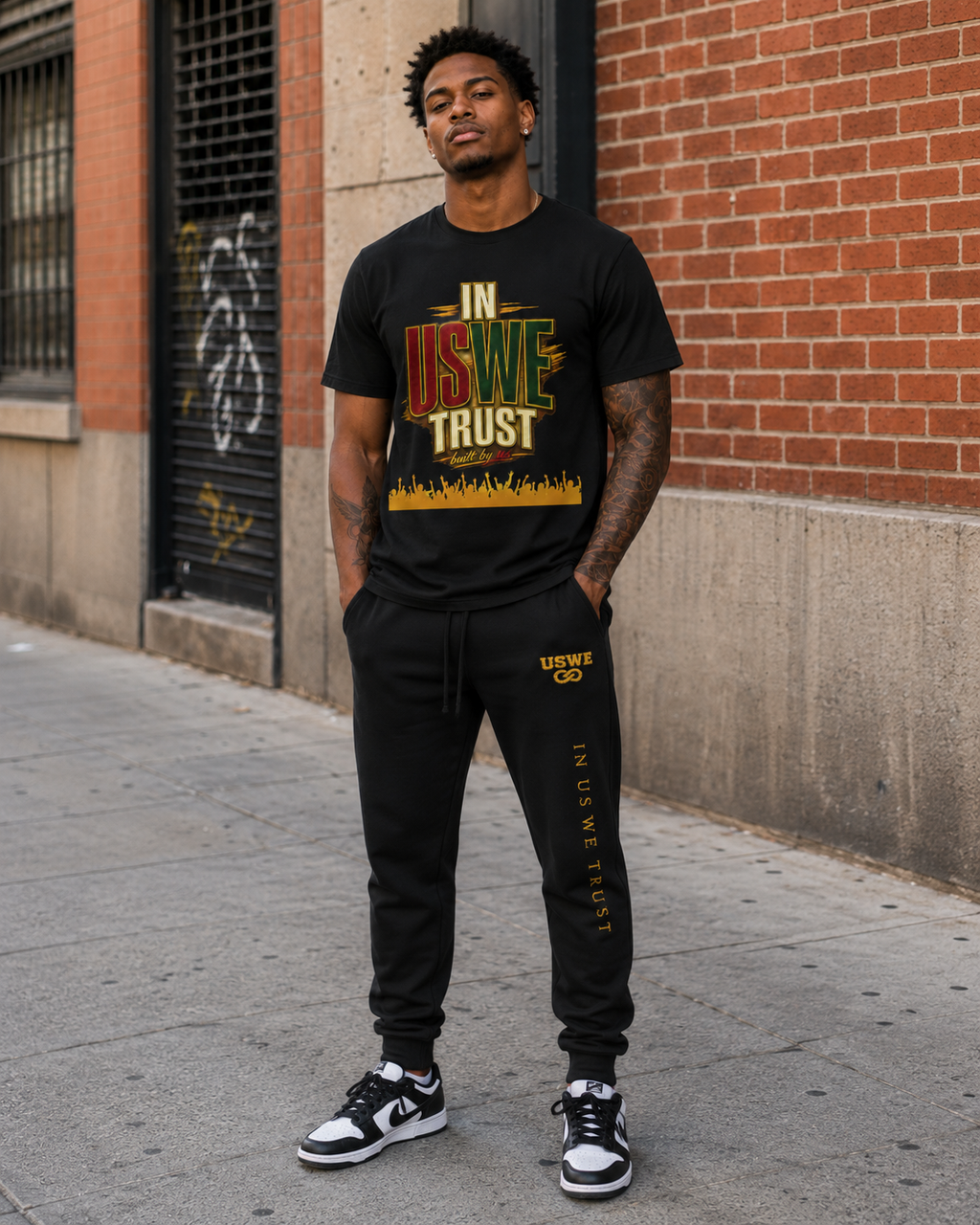 IN US WE TRUST™ Goldline Fleece Joggers