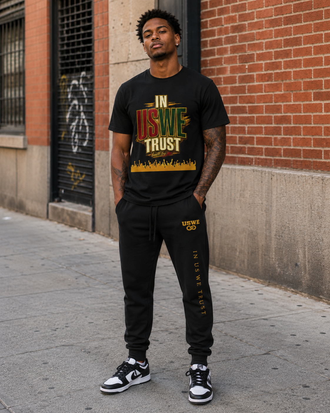 IN US WE TRUST™ Goldline Fleece Joggers