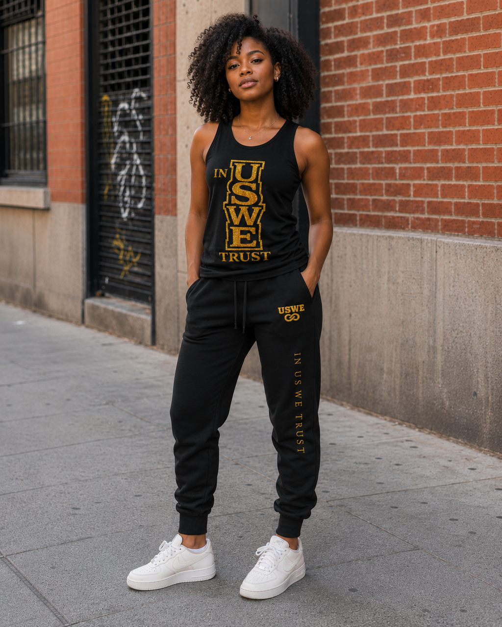 IN US WE TRUST™ Goldline Fleece Joggers