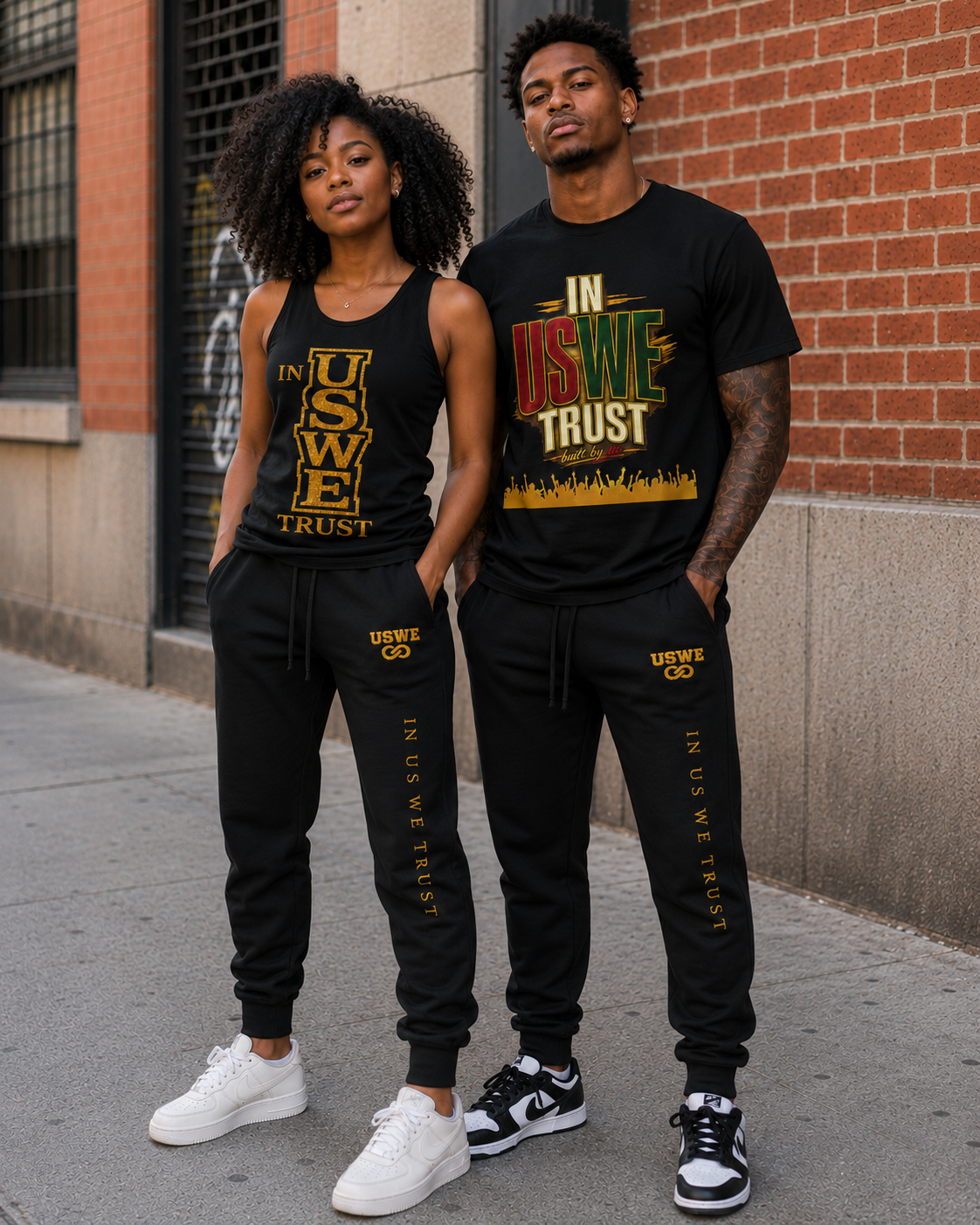 IN US WE TRUST™ Goldline Fleece Joggers