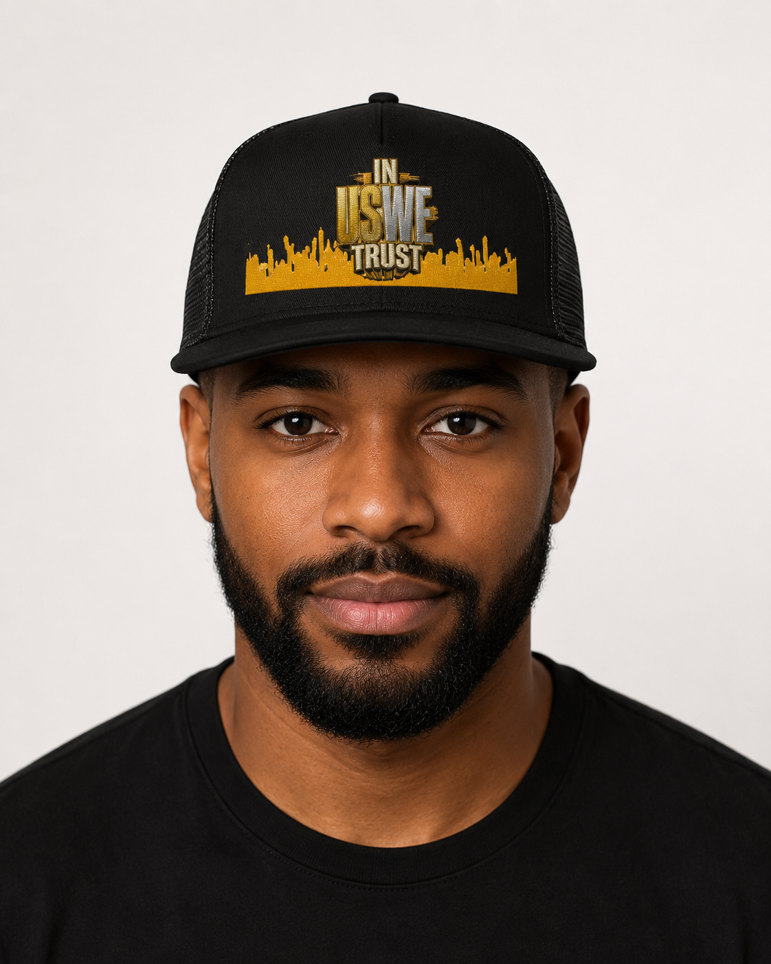 IN US WE TRUST™ Built By Us Trucker Hat
