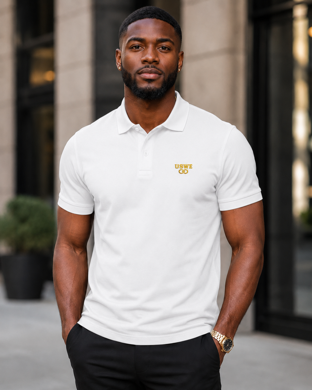 USWE Gold Infiniti Link Polo